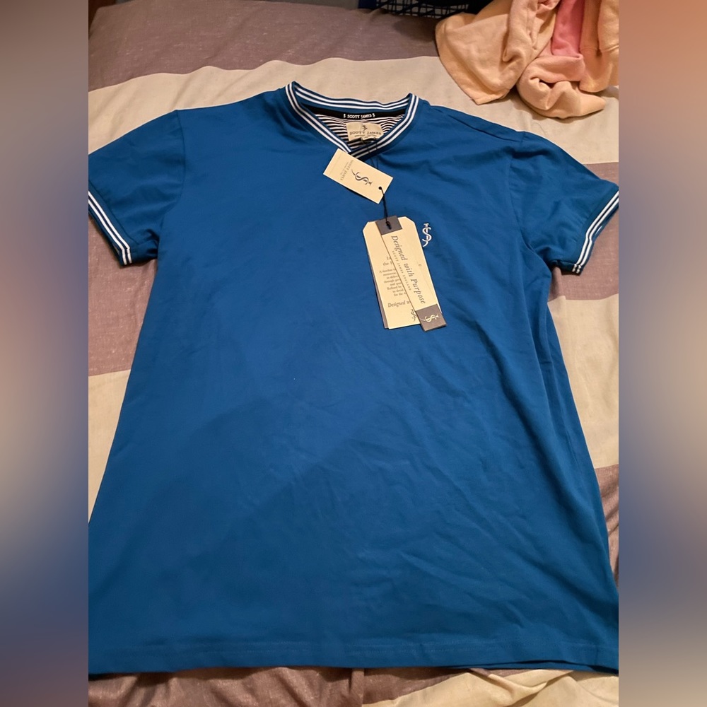 Blue Scott james tee size M